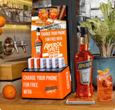 Powerbanka se značkou Aperol Spritz od společnosti Brick