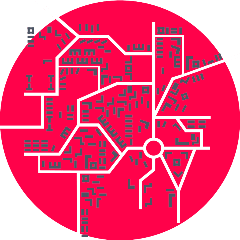 red dot geolocation photography