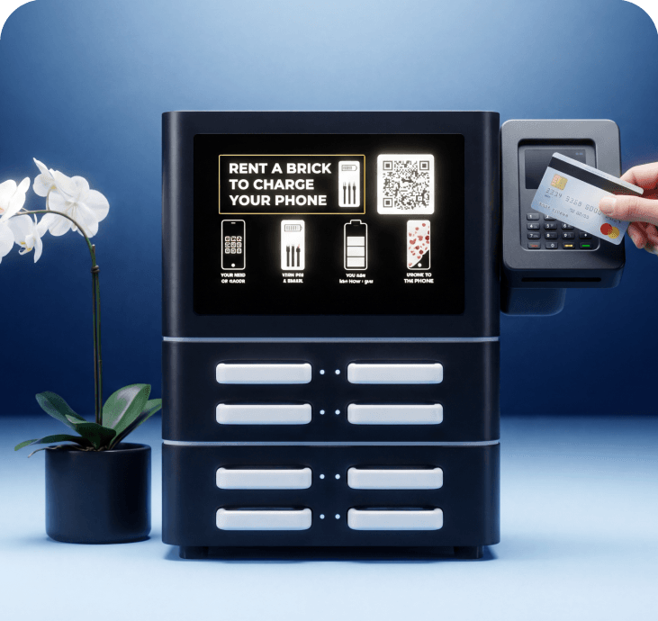 Brick Core állomás kártyaterminállal