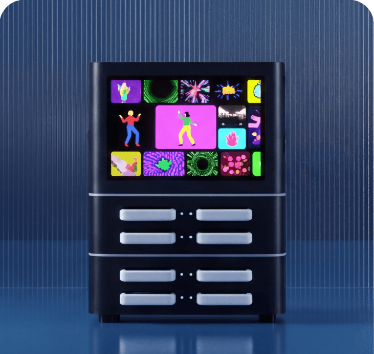 Brick Core állomás egyedi tartalommal